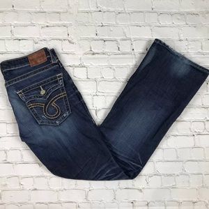 Big Star Liv Jeans Thick Contrast Stitch Denim
